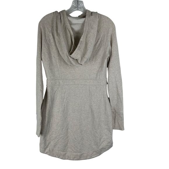 Athleta Power Down Dress Size Small Petite SP Oatmeal Heather Athleisure Casual - Picture 3 of 8